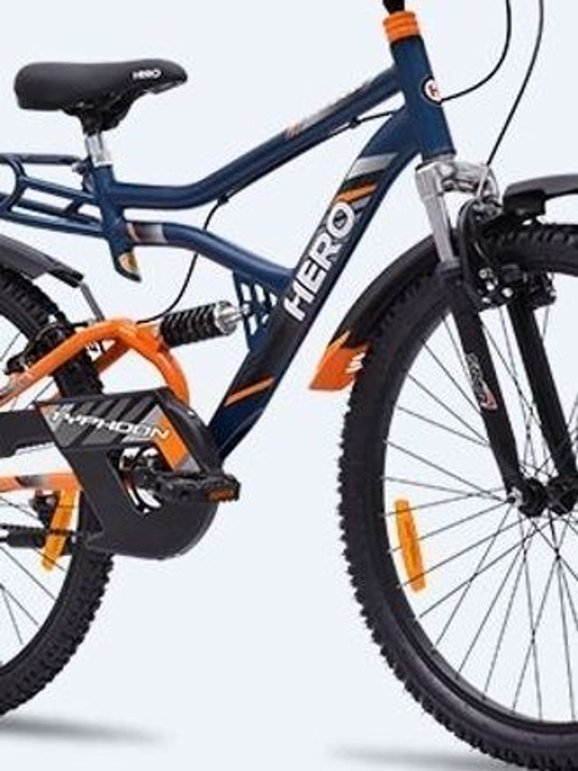 Image of HERO TYPHOON ZX IBC |Dual SUSPENSION |Power Brakes |Wheel Size 26 T (inch) Mountain Cycle