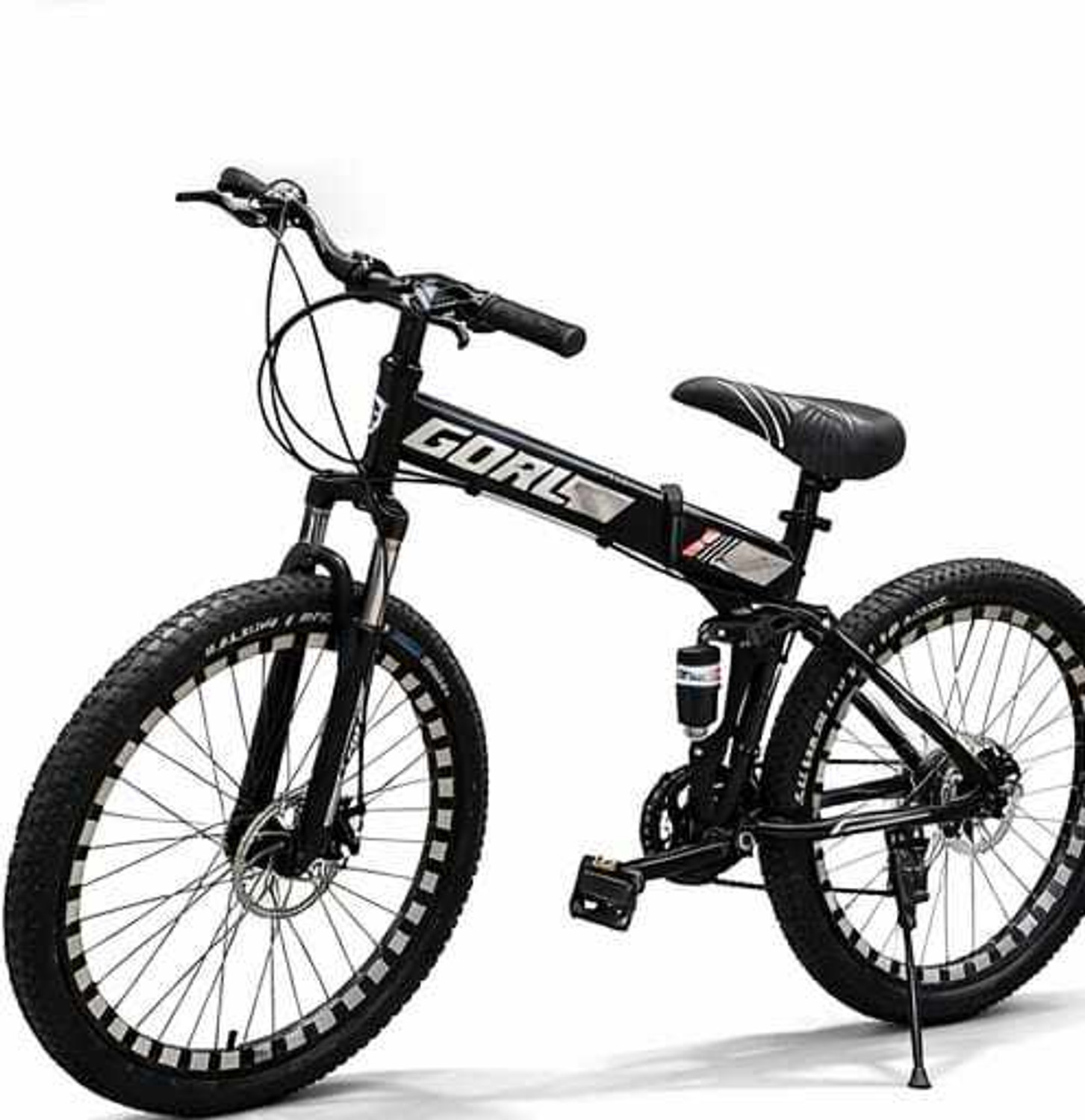 Image of GOAL 26 Inch All-Terrain Folding Mountain Bike - Dual Suspension, 27.5 T (inch) Folding Bikes /Folding Cycle