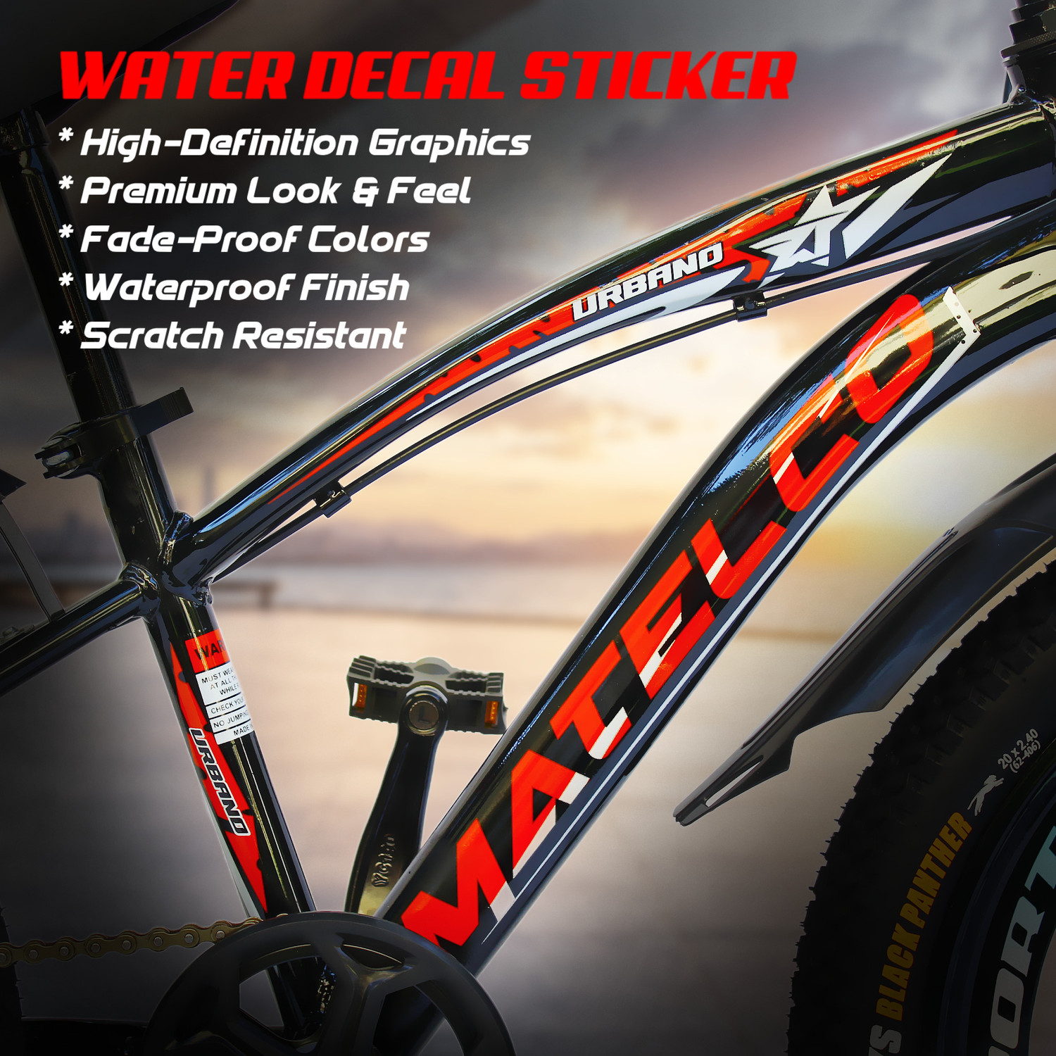 Image of MATELCO URBANO A20 MAGWHEEL 3 SPOKE 20 T (inch) Mountain Cycle