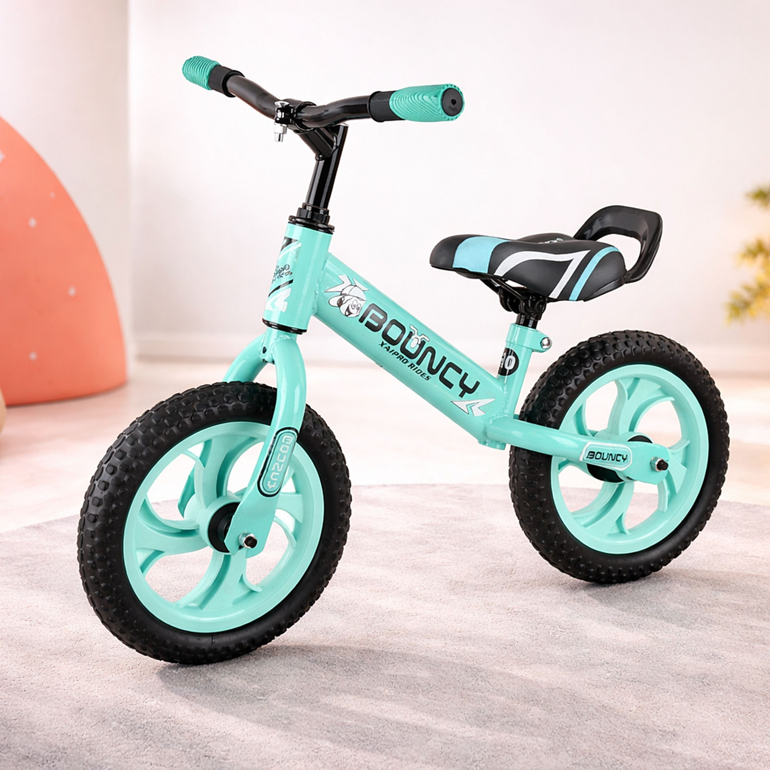 Image of Xaipro BALANCE BIKE SEAGREEN 2 TO 4 YEAR KIDS 12 T (inch) Balance Bike