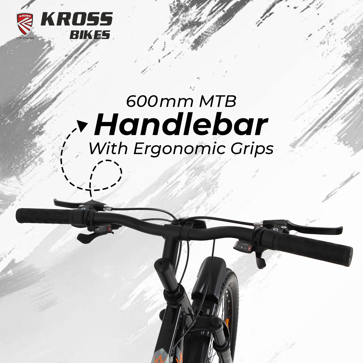 Image of Kross K-2.0 26T 21-Speed MTB Bicycle with Dual Disc Brakes & Suspension 26 T (inch) Mountain Cycle