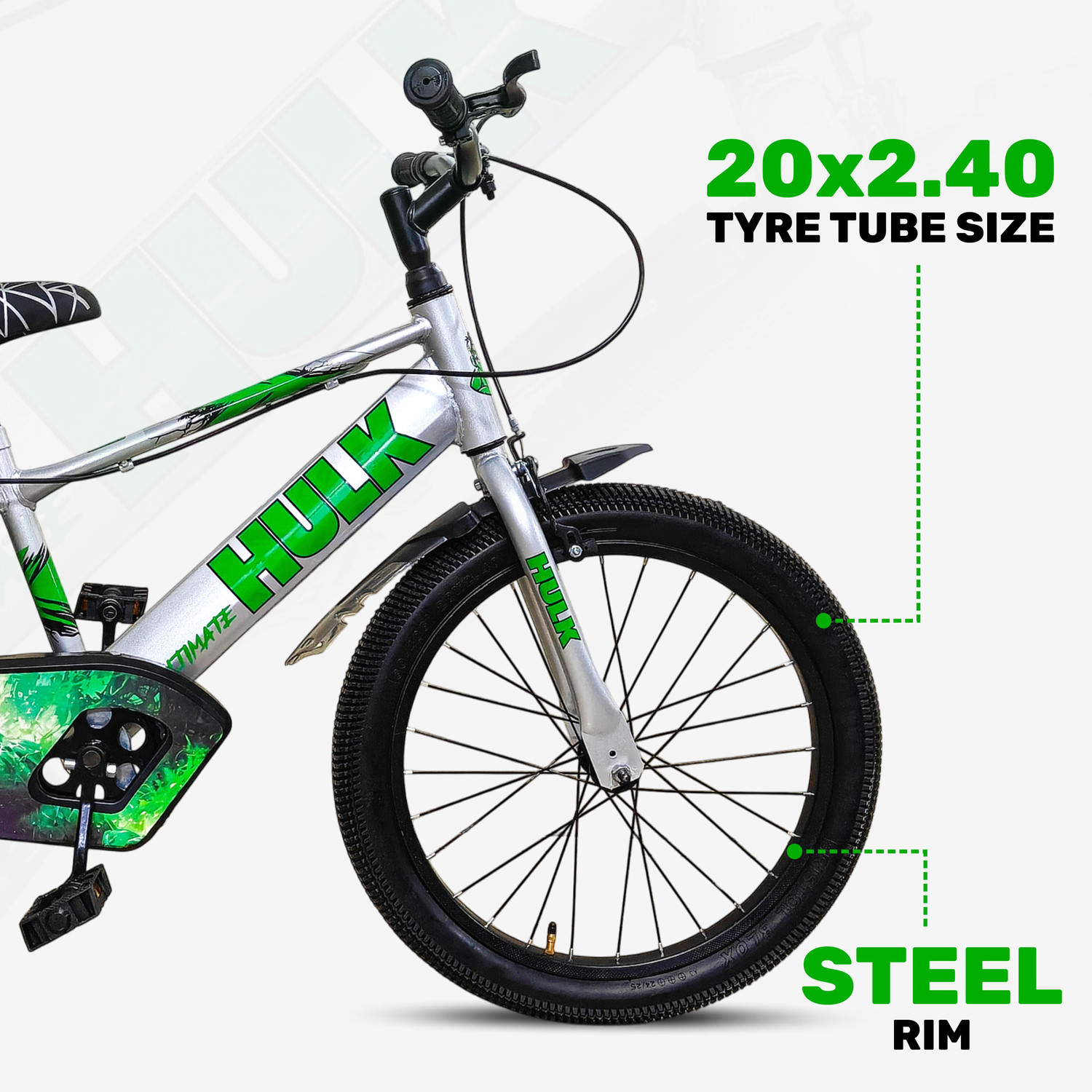Image of FITBOLD Hulk IBC 20T | Cycle for Kids | 5-8 Years 20 T (inch) Road Cycle