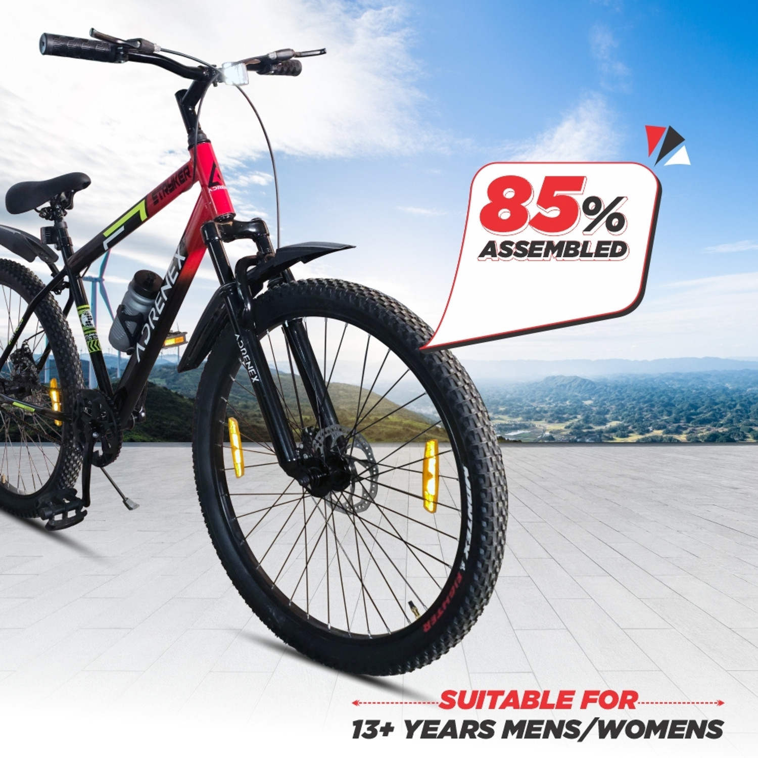 Image of Adrenex Stryker 26T FXDD | 85% Pre- Assembled | 26 T (inch) Mountain Cycle