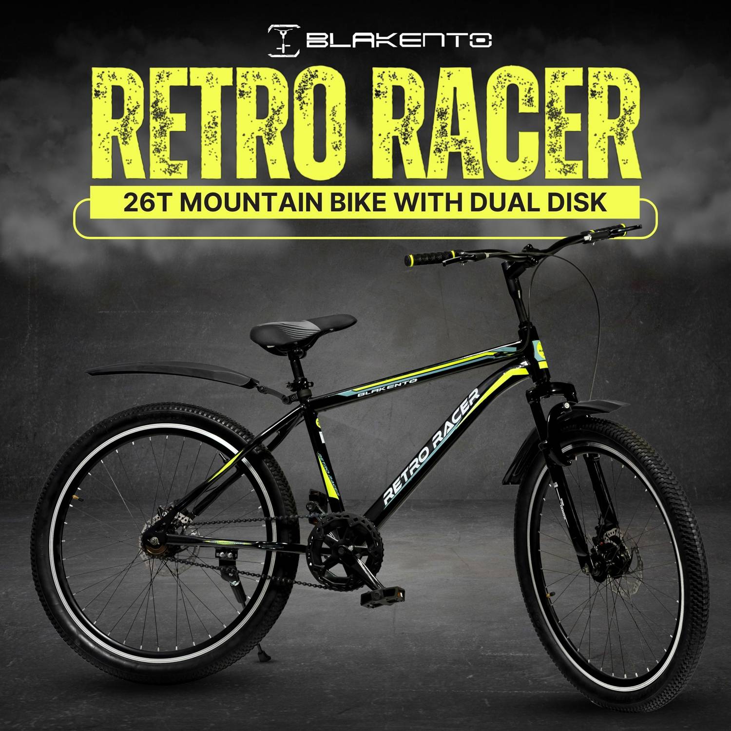 Ralley Gold KRYO 2.0 26T Bicycle with Carrier | Front Suspension