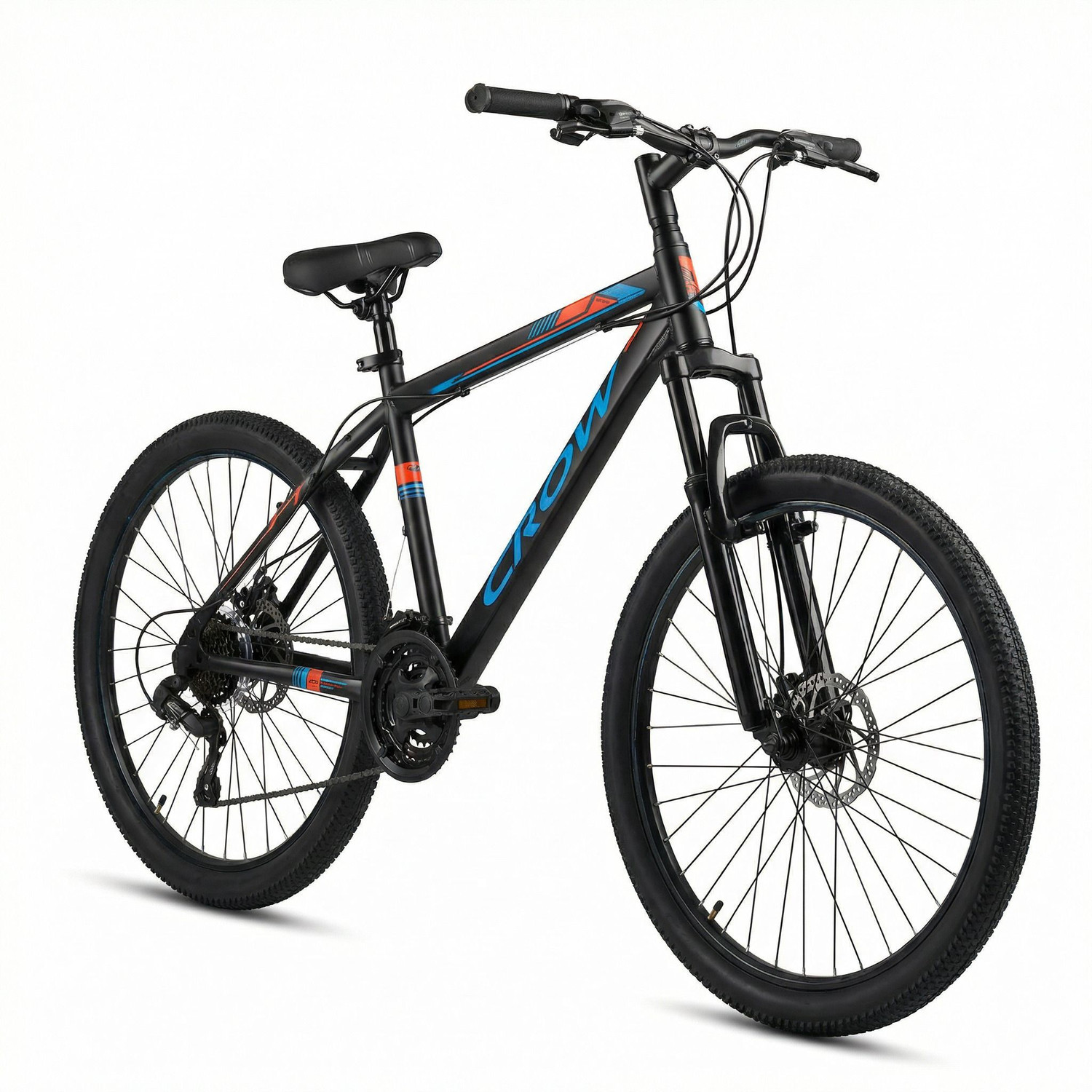 Image of Crow GLOBETROTTER 21 SPEED|FRONT SUSPENSION FORK|DUAL DISC BRAKE|geared 27.5 T (inch) Mountain Cycle