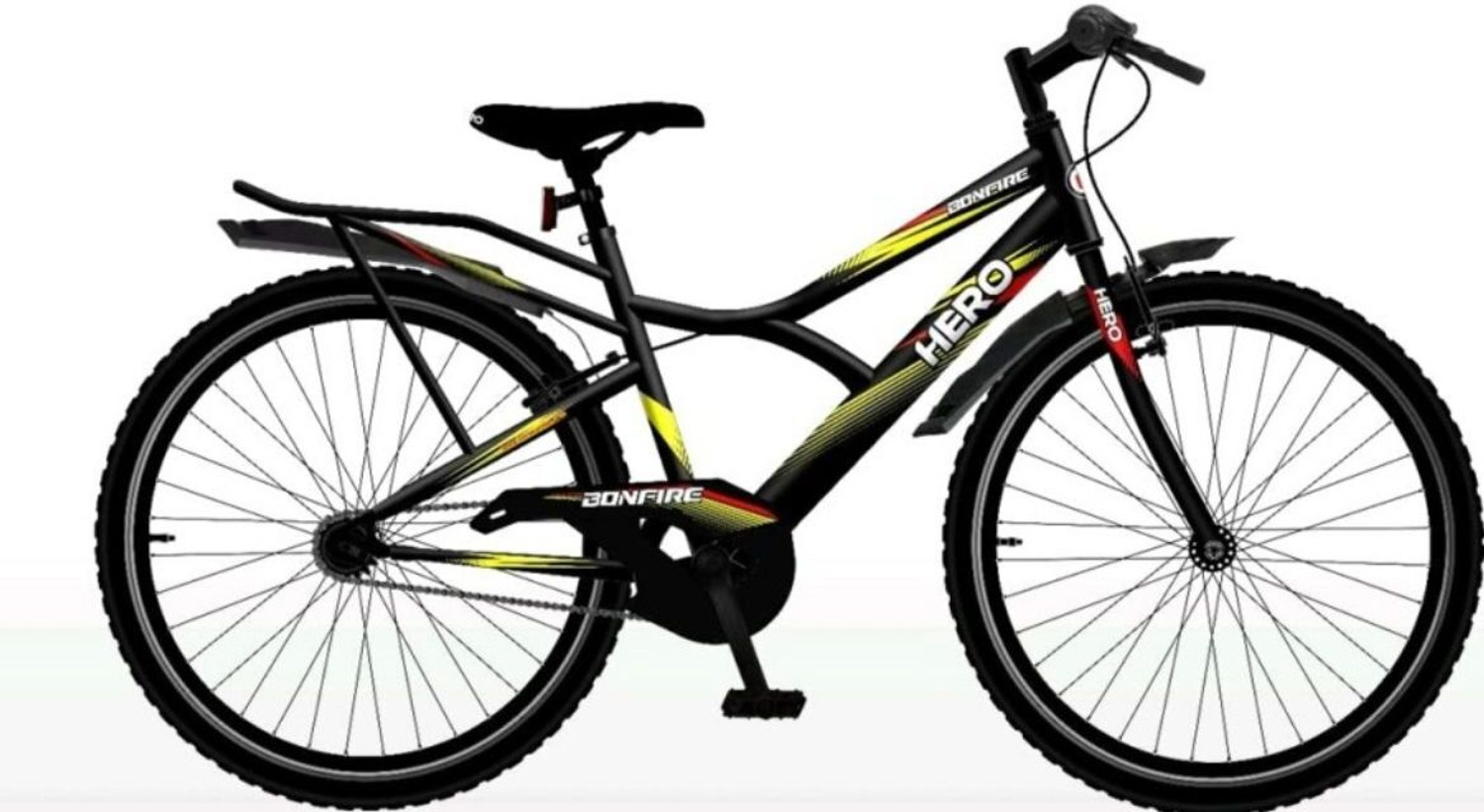 Image of HERO CYCLES MIG RS IBC | Wheel Size 26 | Non-Suspension | POWER Brake | 26 T (inch) Roadster Cycle