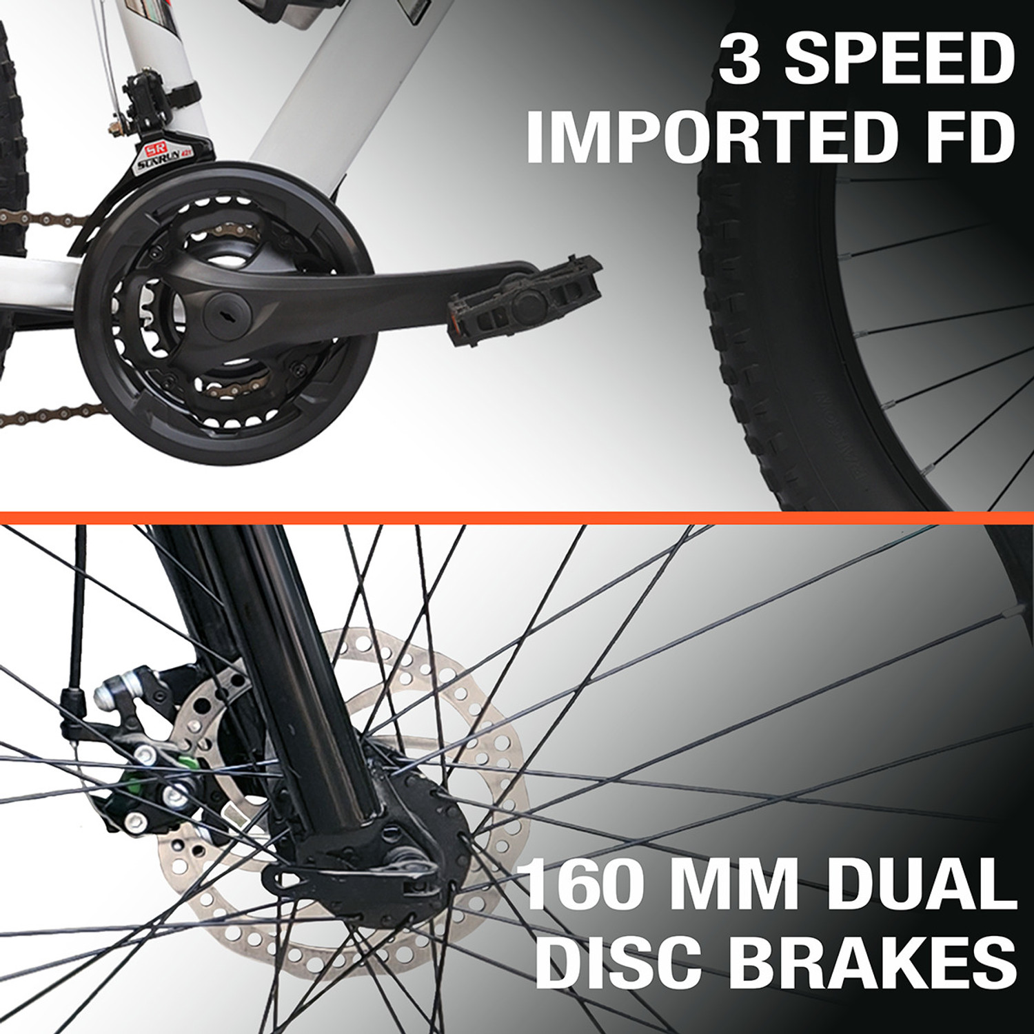 Image of Crow ATOM PRO 21 SPEED|geared|SEMI FAT BIKE|FRONT SUSPENSION|DUAL DISC 29 T (inch) Mountain Cycle
