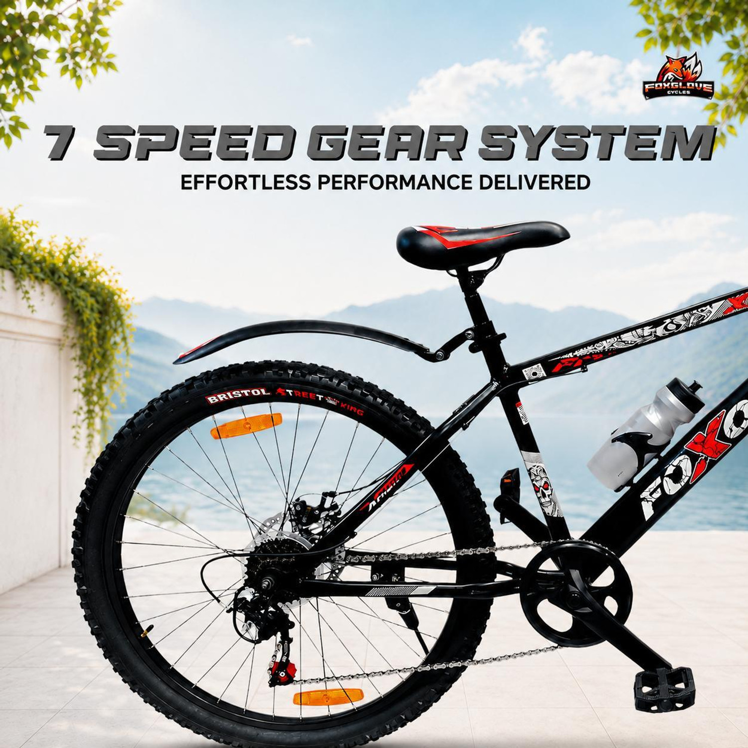 Image of FOXGLOVE XFACTOR 26 inch Multispeed Bike with FS & DD Brake 90% FITTED 26 T (inch) Mountain Cycle