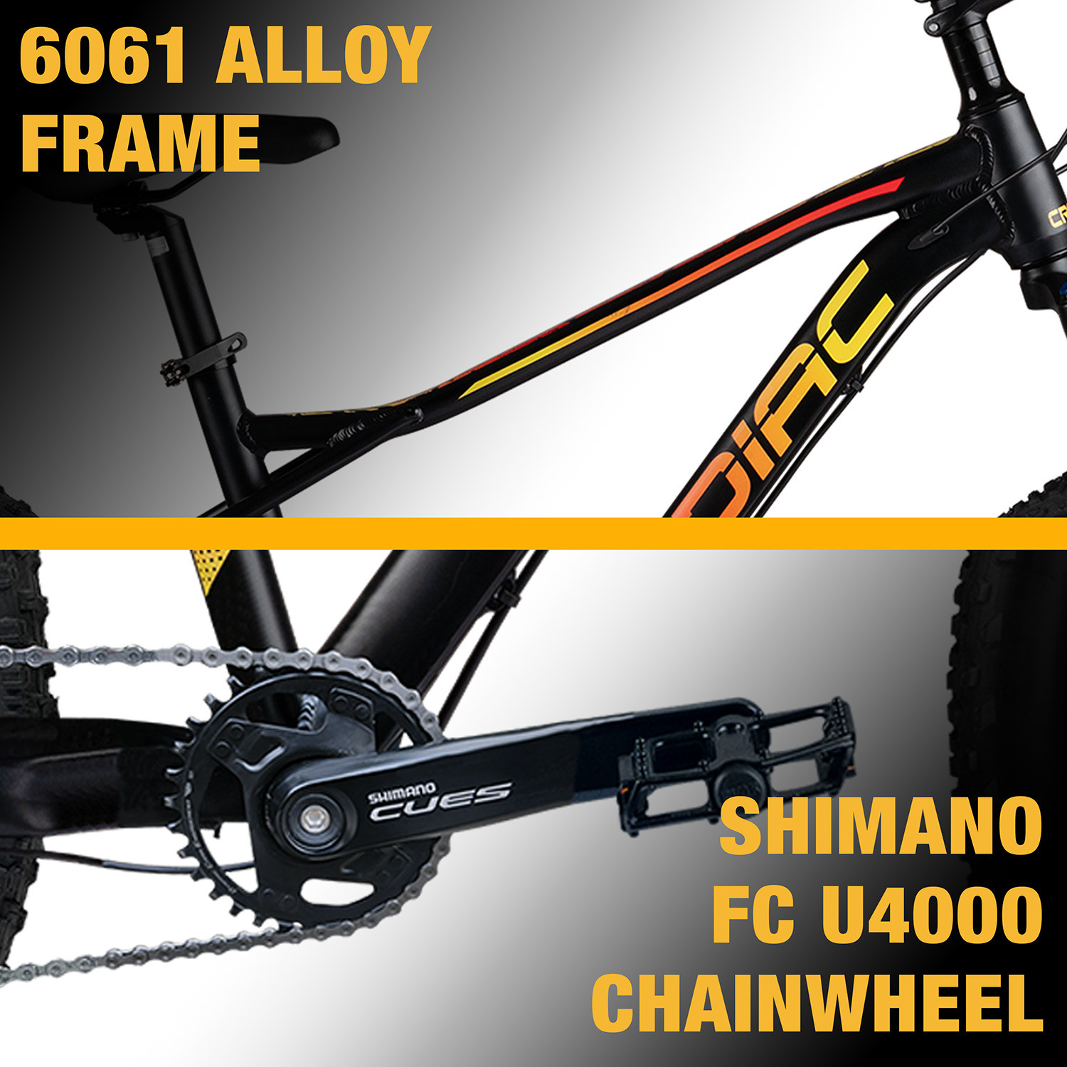 Image of CRADIAC STORM GT 1x9 SPEED | SHIMANO CUES | SR SUNTOUR LOCKOUT SUSPENSION | 29 T (inch) Mountain Cycle