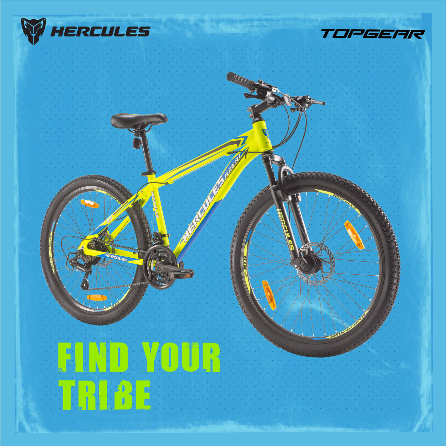 Image of HERCULES A26 R1 TOP GEAR 26 T (inch) Mountain Cycle