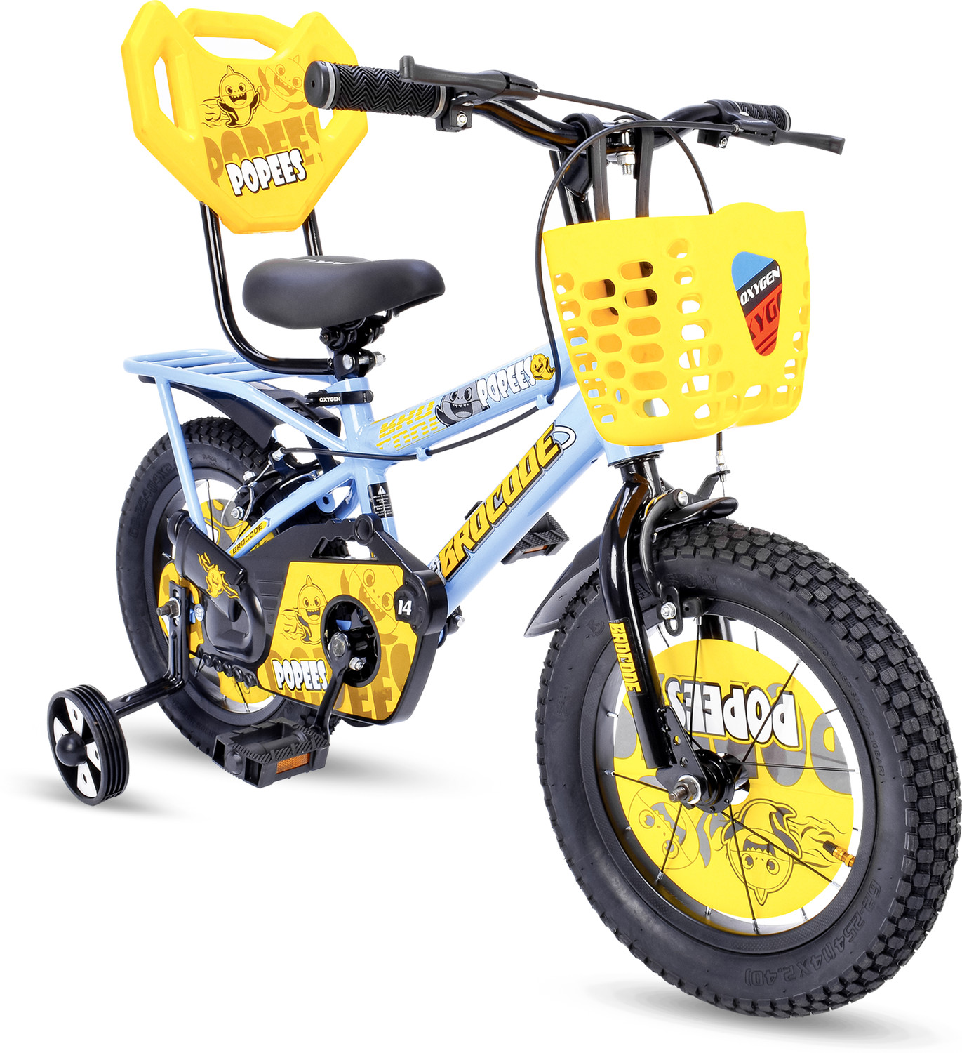 Image of BroCode Kids Cycles for Boys and Girls | Age Group 2-5 Years Semi-Assembled 14 T (inch) BMX Cycle