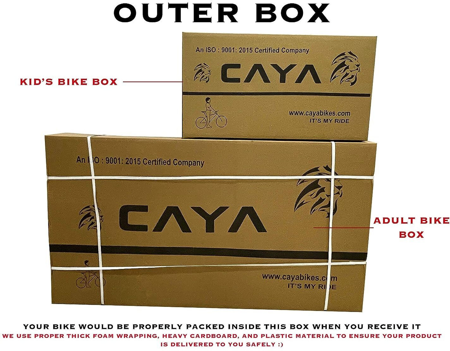 Image of CAYA Fueled 24 Royal Matte Black Dual Disc, Double Walled Alloy Rims, Front Shocker 24 T (inch) BMX Cycle