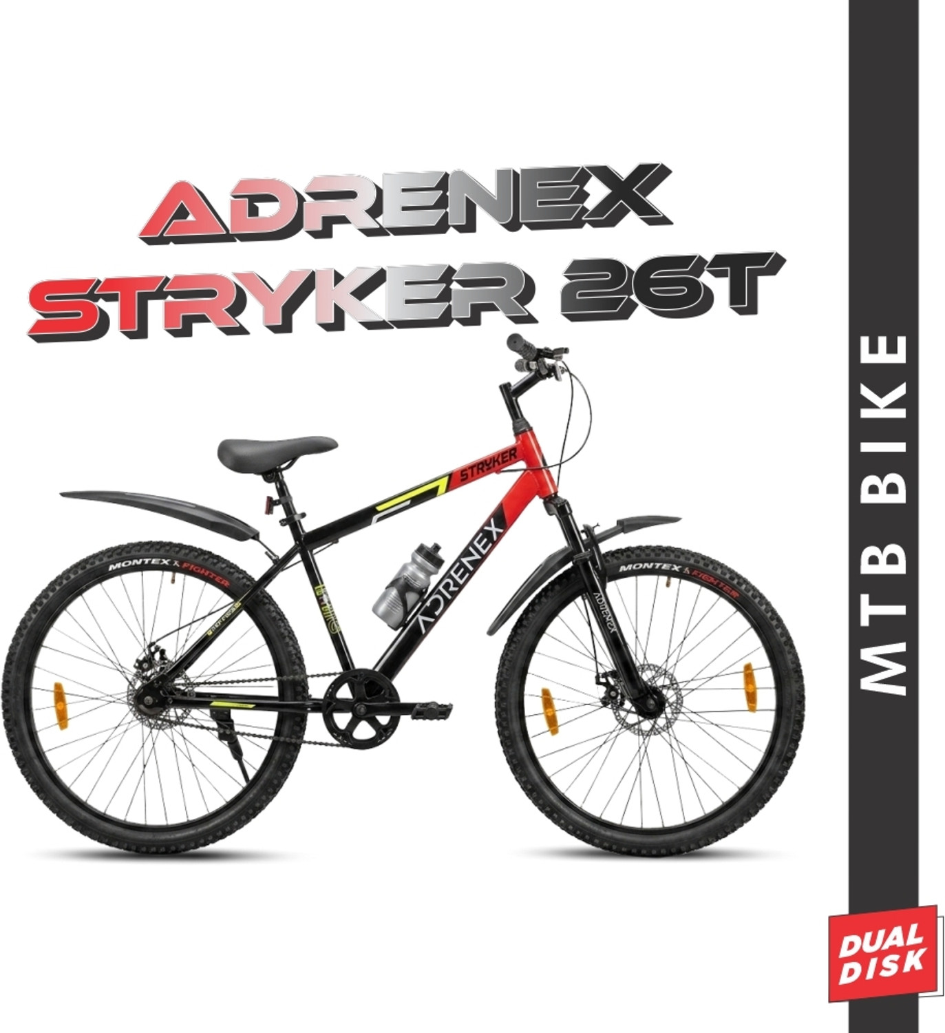 Image of Adrenex Stryker 26T FXDD | 85% Pre- Assembled | 26 T (inch) Mountain Cycle