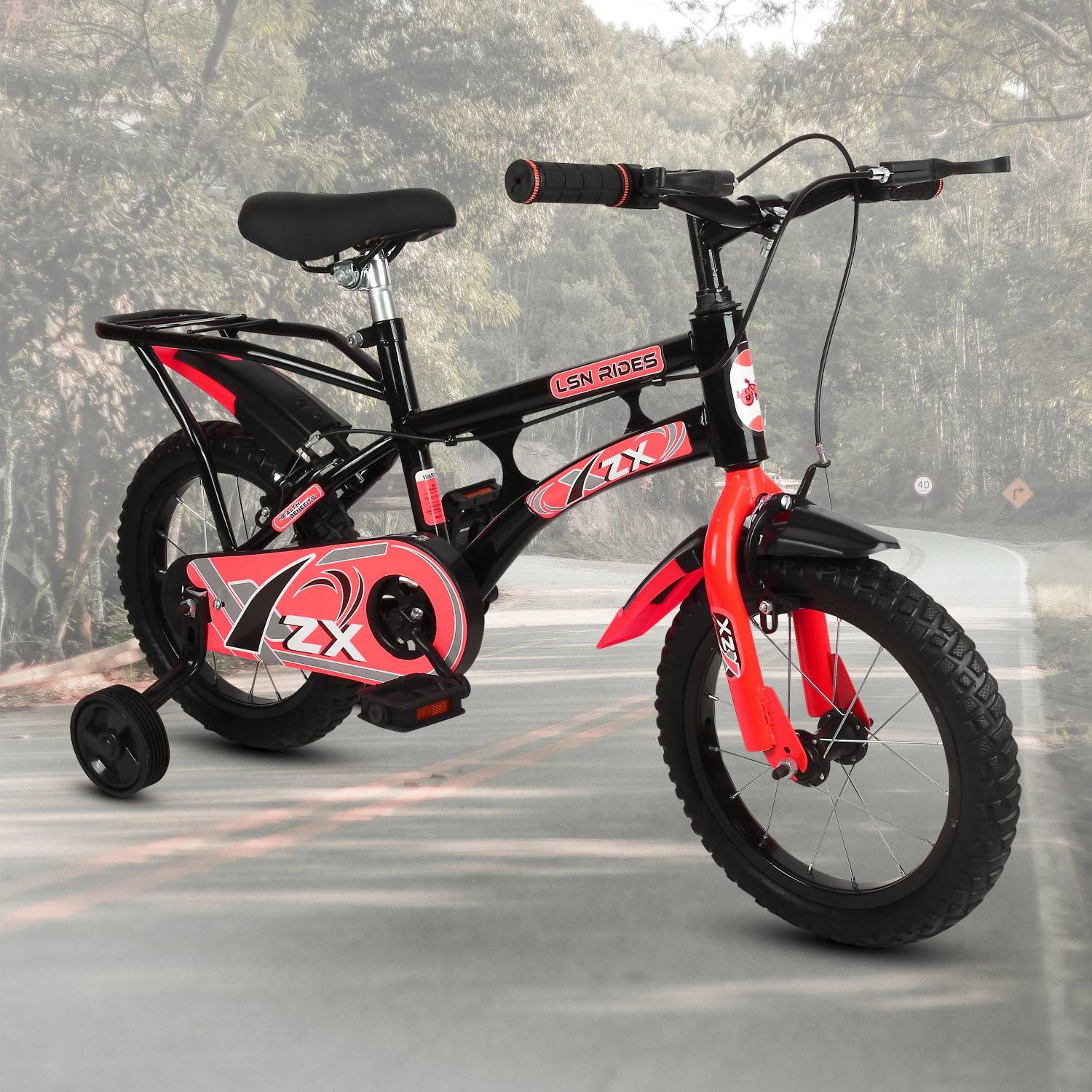 Xaipro 14t Premium Quality XZX Cycle ( RED ) FOR 2 TO 5 YEARS KIDS