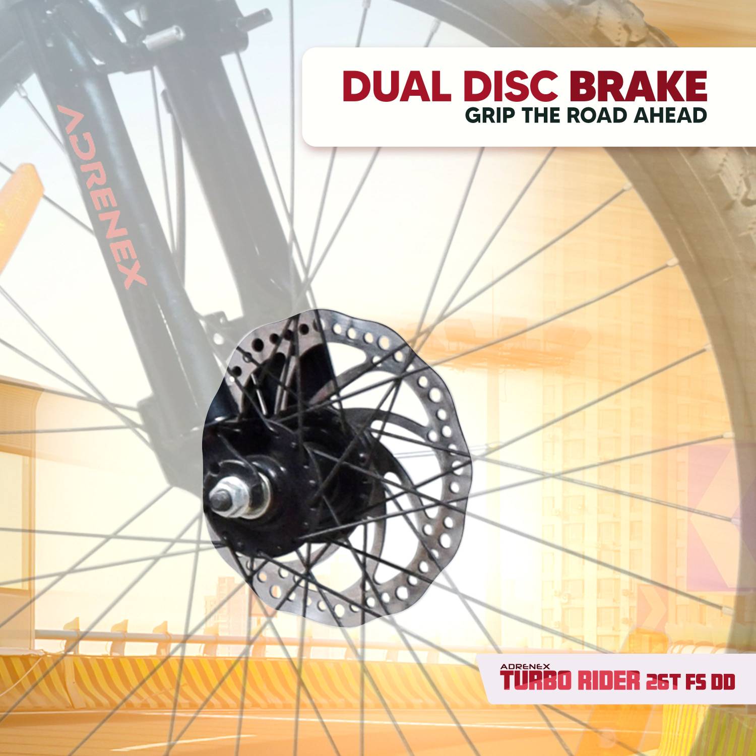 Adrenex Turbo Rider 26T 21 Speed Cycle - Image 5