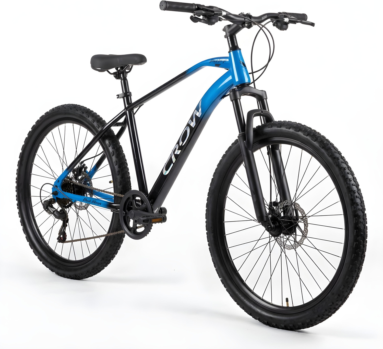 Image of Crow BLACK NINJA 7 SPEED|FAT BIKE|FRONT SUSPENSION|DUAL DISC BRAKE 27.5 T (inch) Mountain Cycle