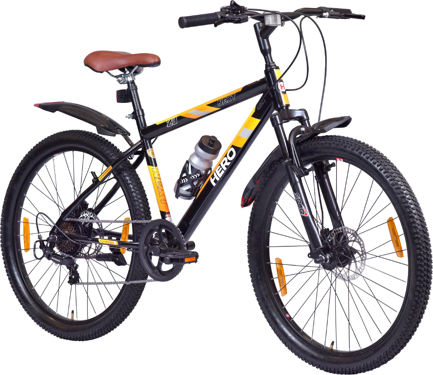 Image of HERO EC NEXT 26T SPORTS 7S FSDD BKOR SKD ALF 26 T (inch) Mountain Cycle