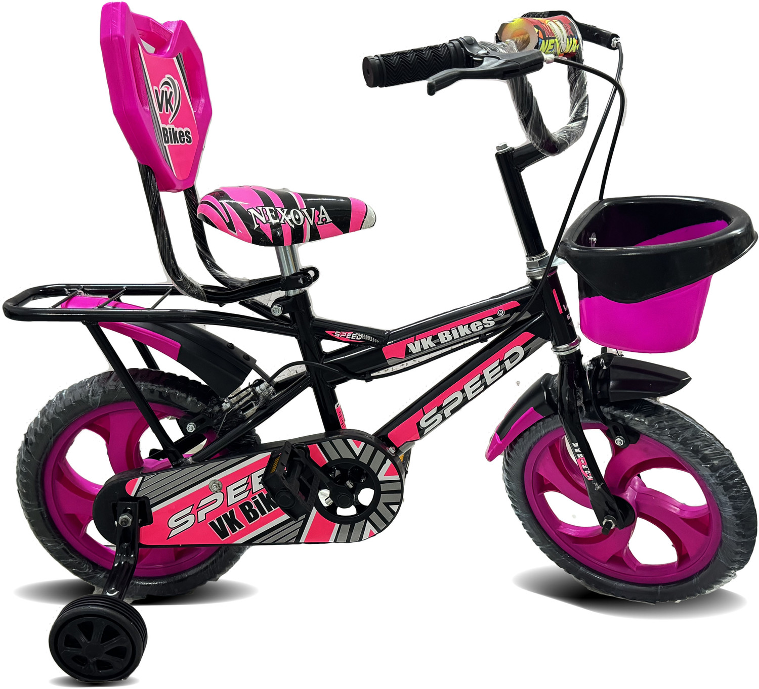 Image of BYKING Premium Quality Cycle For Kids, Color -Pinkk 14 T (inch) Road Cycle