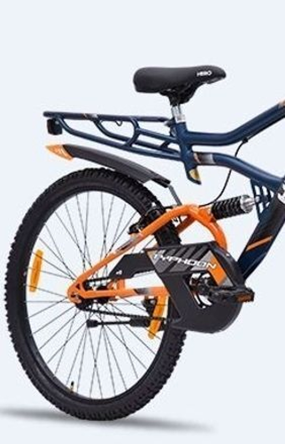 Image of HERO TYPHOON ZX IBC |Dual SUSPENSION |Power Brakes |Wheel Size 26 T (inch) Mountain Cycle