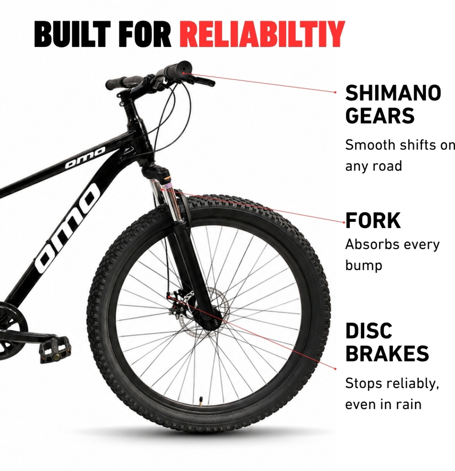 Image of OMO SHILLONG H21 MTB 29 T (inch) Mountain Cycle