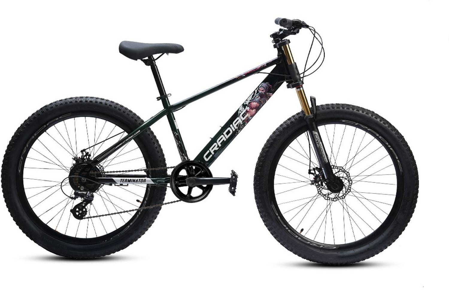 CRADIAC TERMINATOR 7 SPEED| |FRONT SUSPENSION|DUAL DISC|27.5T