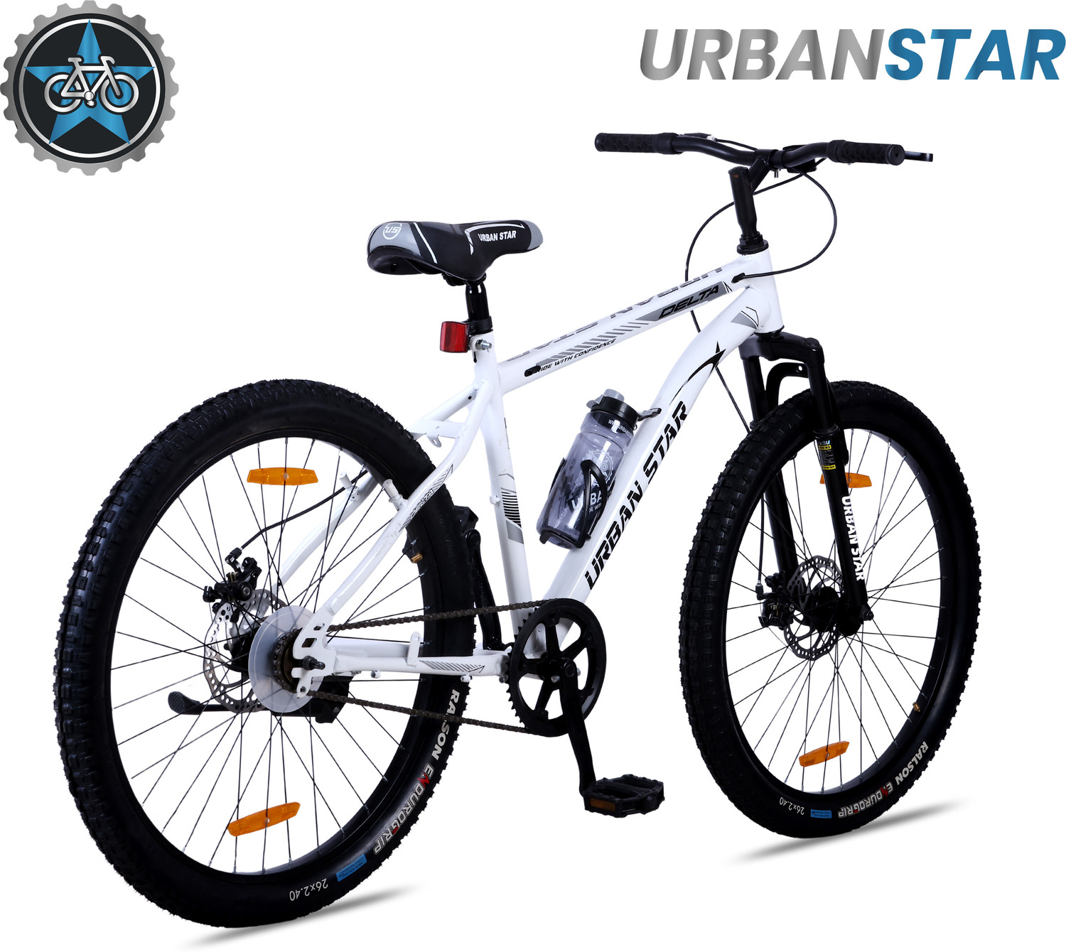 Image of Urban Star DELTA | 26T MTB | SINGLE SPEED | DUAL DISC | FRONT SUSP | SEMI FITTED | 13+AGE | 26 T (inch) Mountain Cycle