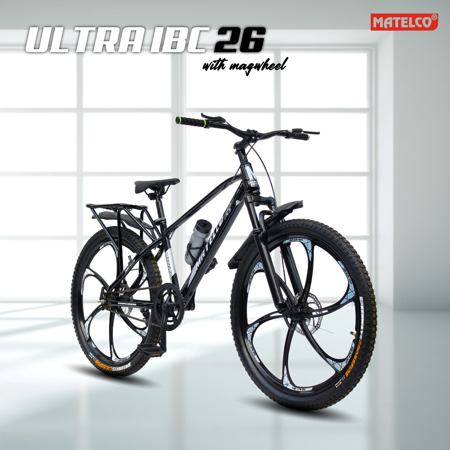 Image of MATELCO ULTRA IBC26 MAGWHEEL WITH DISC BRAKE 26 T (inch) Mountain Cycle