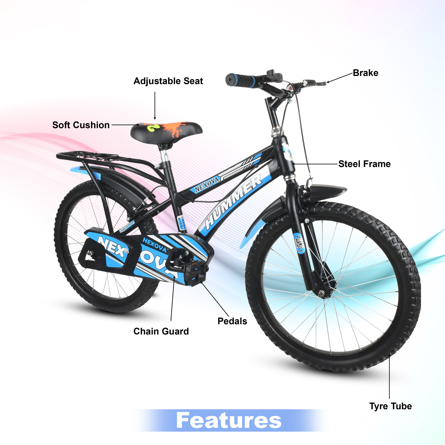 Image of BYKING Ultra Premium Quality Double Color 20T Cycle For Kids 20 T (inch) Road Cycle
