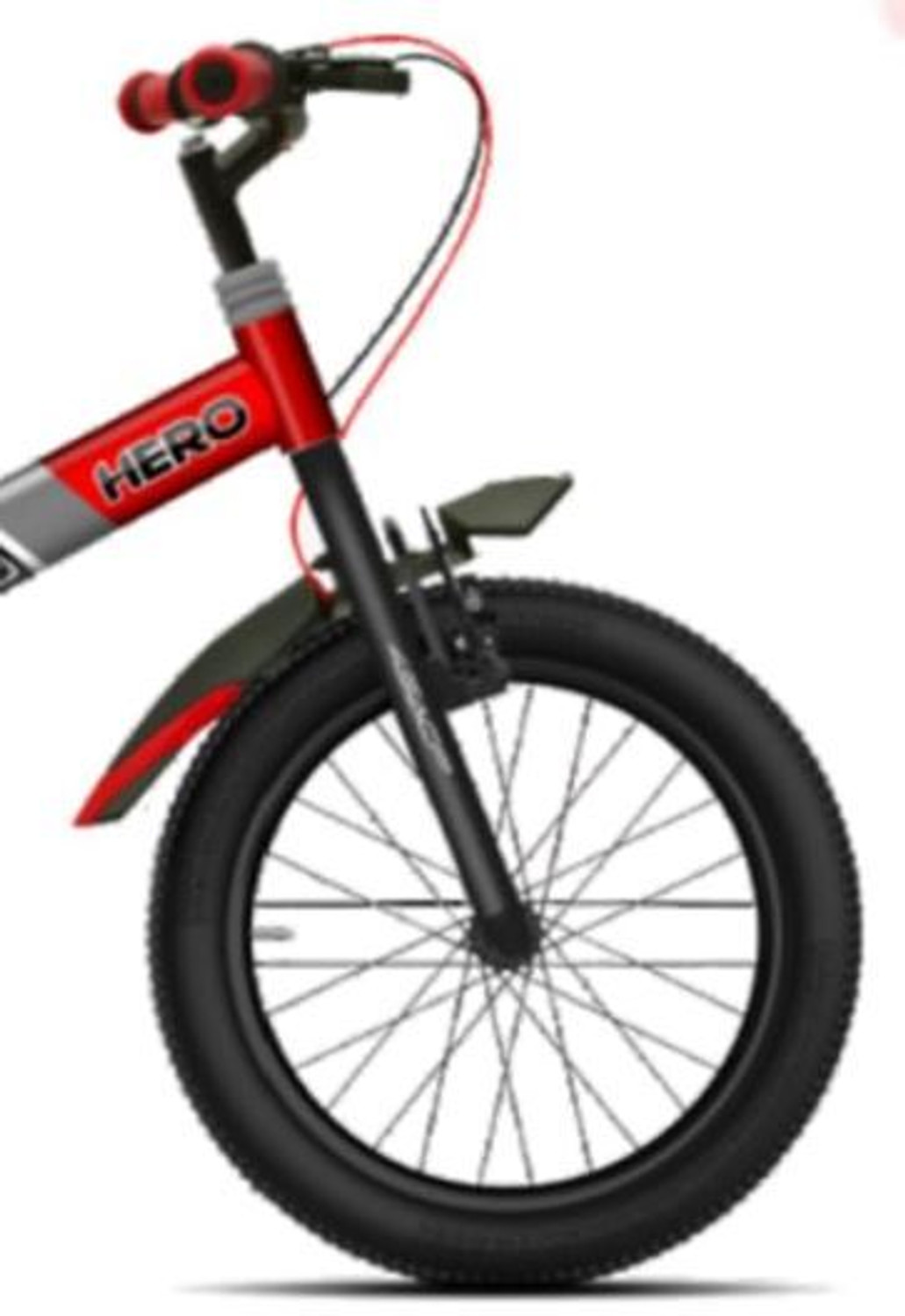 Image of HERO PISTOL-20T-BLACK 20 T (inch) BMX Cycle