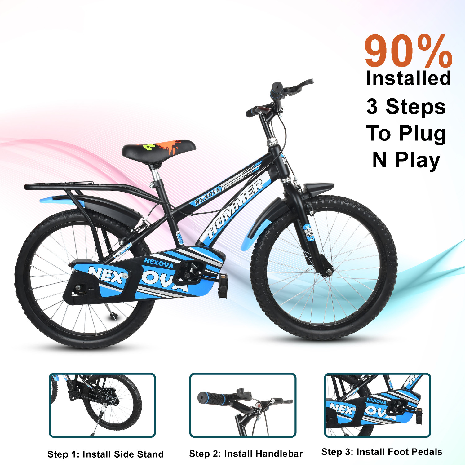 Image of BYKING Ultra Premium Quality Double Color 20T Cycle For Kids 20 T (inch) Road Cycle