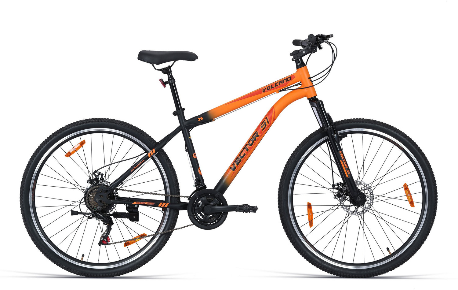Image of Vector 91 Volcano with Shimano Gears and Dual Disc 29 T (inch) Mountain Cycle