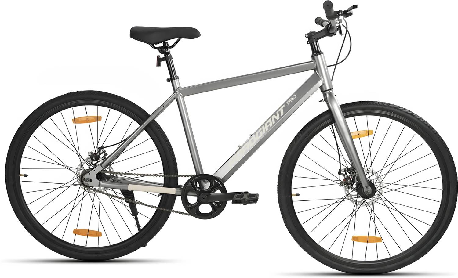 RoadGiant Pro BRO-CODE 700C DualDiscBrake Hy-brid Steel Grey 700C