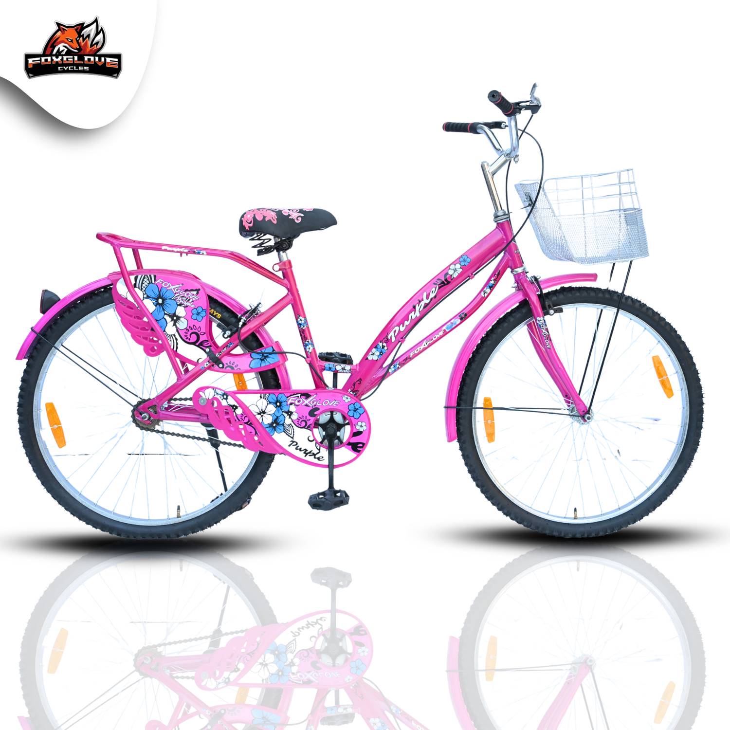 FOXGLOVE PURPLE 26 INCH PINK COLOUR GIRLS CYCLE FOR AGE 9 PLUS YRS