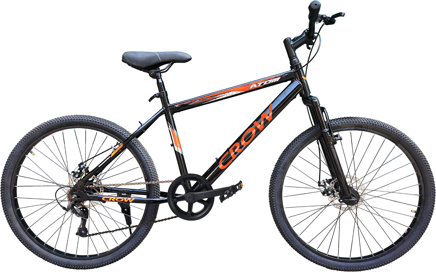 Image of Crow ATOM 7 SPEED|FRONT SUSPENSION FORK|DUAL DISC BRAKE|geared 29 T (inch) Mountain Cycle