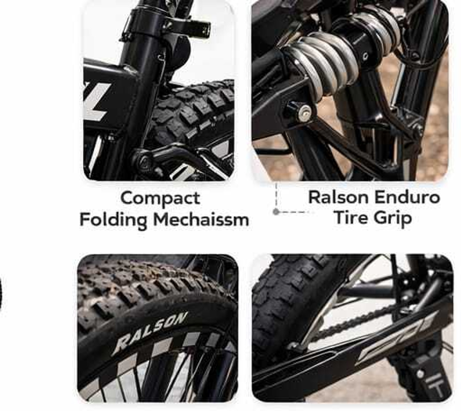 Image of GOAL 26 Inch All-Terrain Folding Mountain Bike - Dual Suspension, 27.5 T (inch) Folding Bikes /Folding Cycle