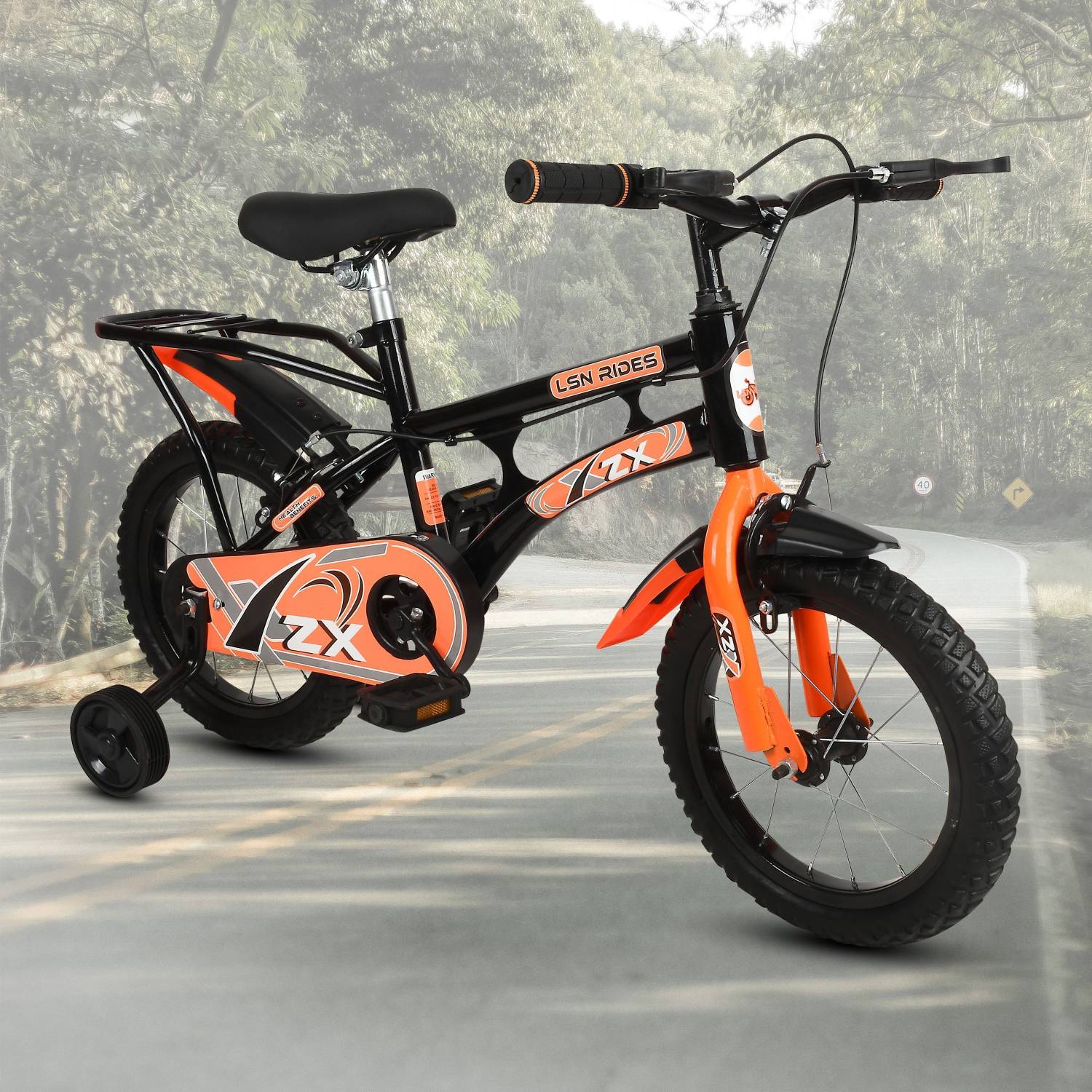 Xaipro 14T XZX ORANGE CYCLE FOR BOYS AND GIRLS 14 T (inch) BMX