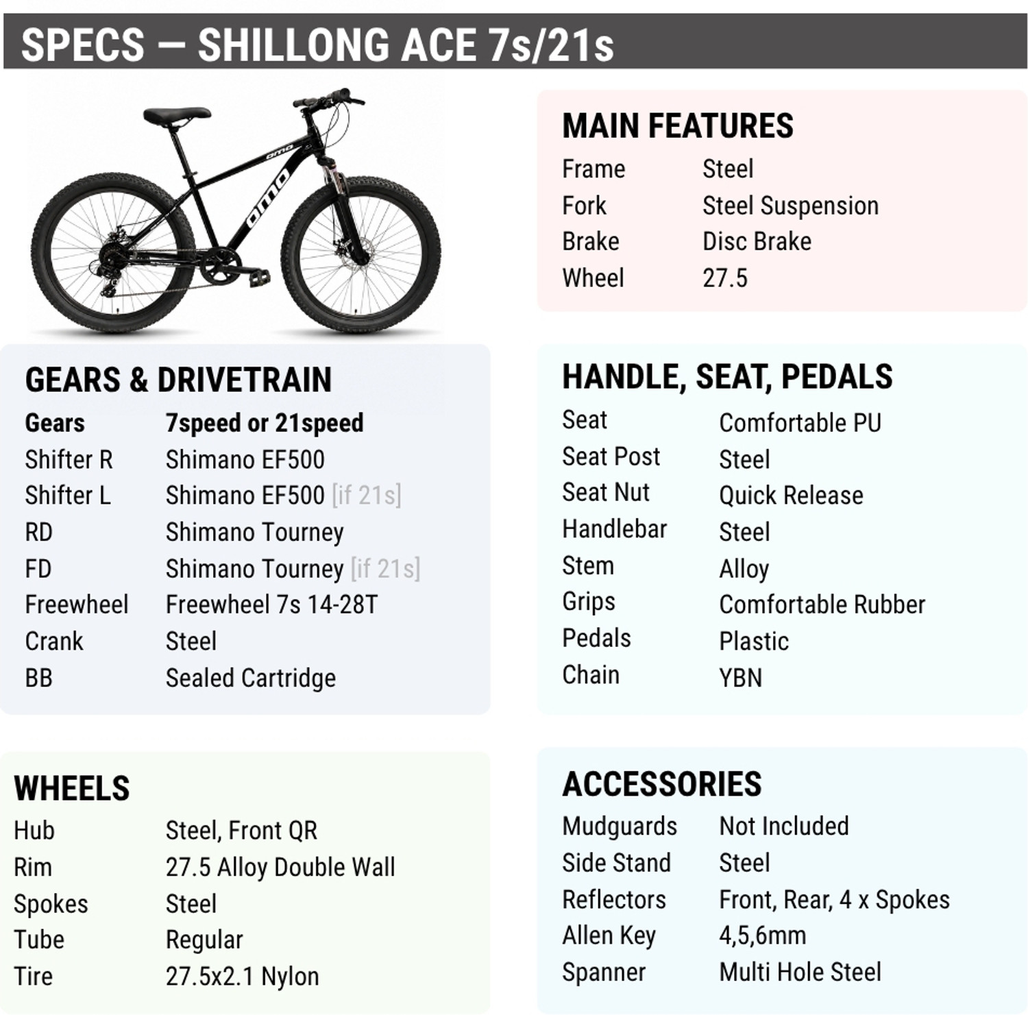 Image of OMO SHILLONG H21 MTB 29 T (inch) Mountain Cycle