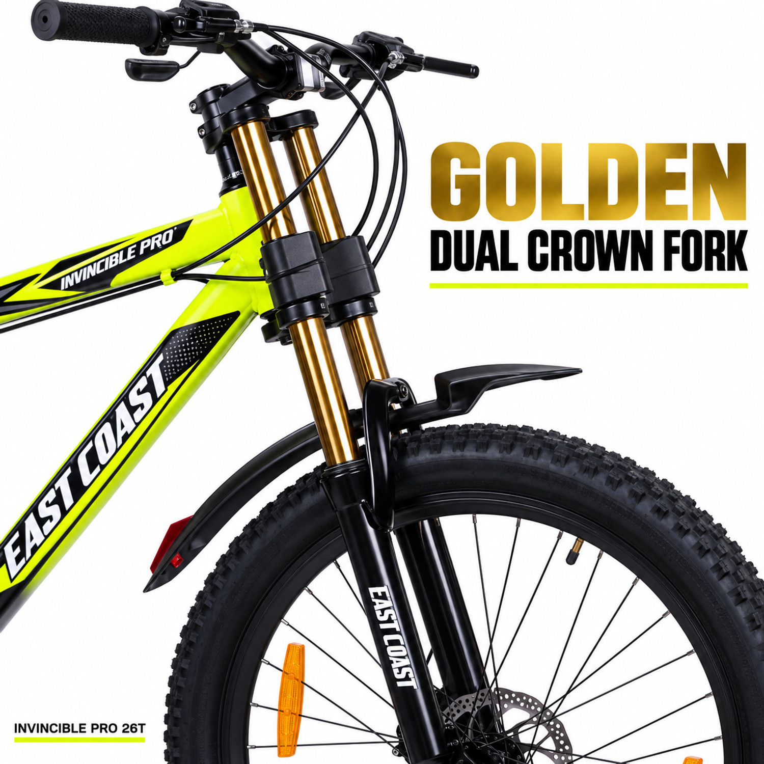 Image of EAST COAST INVINCIBLE PRO 26T cycle for men 21 Speed Geared cycle 26 T (inch) Mountain Cycle