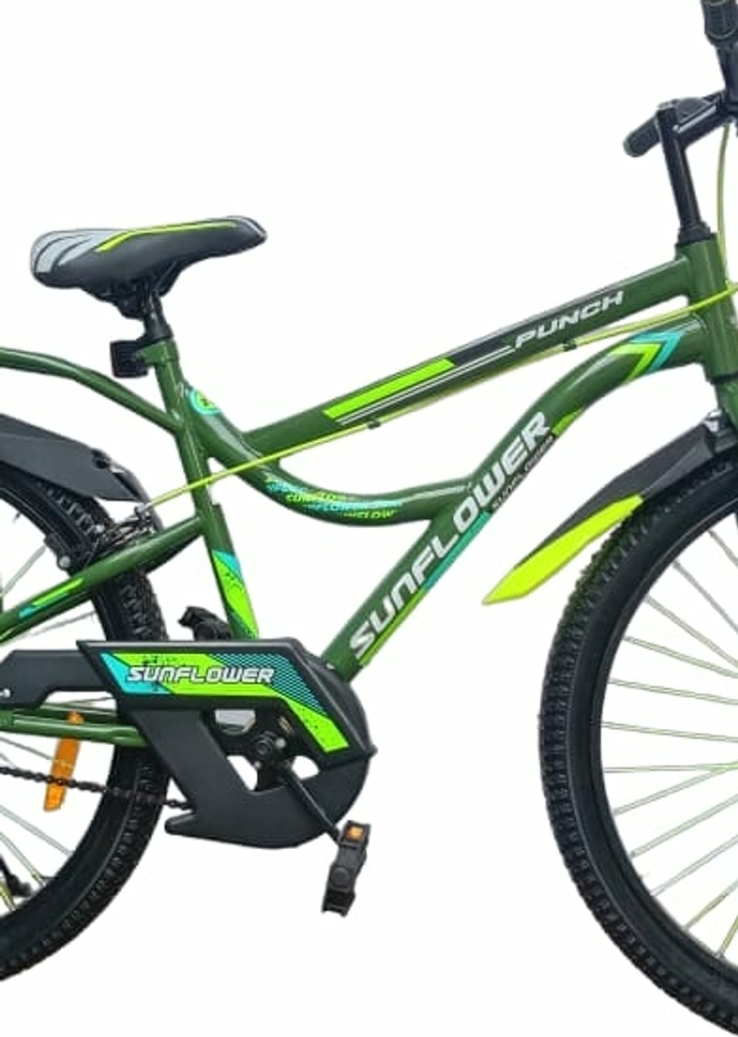 Image of Sunflower Punch 26T with IN-Built Carrier with MTB Cycle for Boys & Girls- 26 T (inch) Mountain Cycle