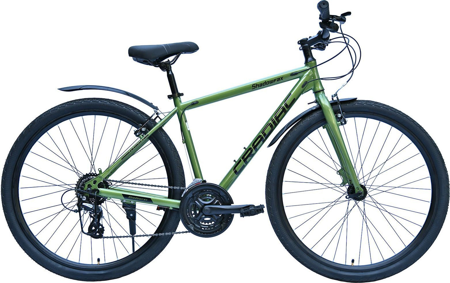 Image of CRADIAC SHADOWFAX 24 SPEED CASSETTE|FRONT RIGID FORK| V BRAKE|SHIMANO GEARS 700C T (inch) Hybrid Cycle /City Bike