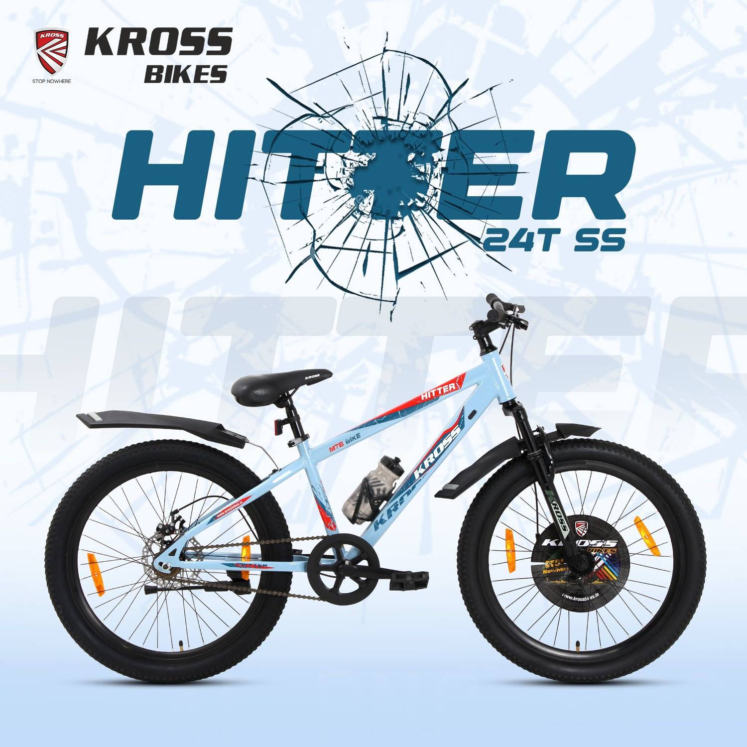 Kross Hitter Bicycle for Kids (Age 9–13 Years) with Dual Disc