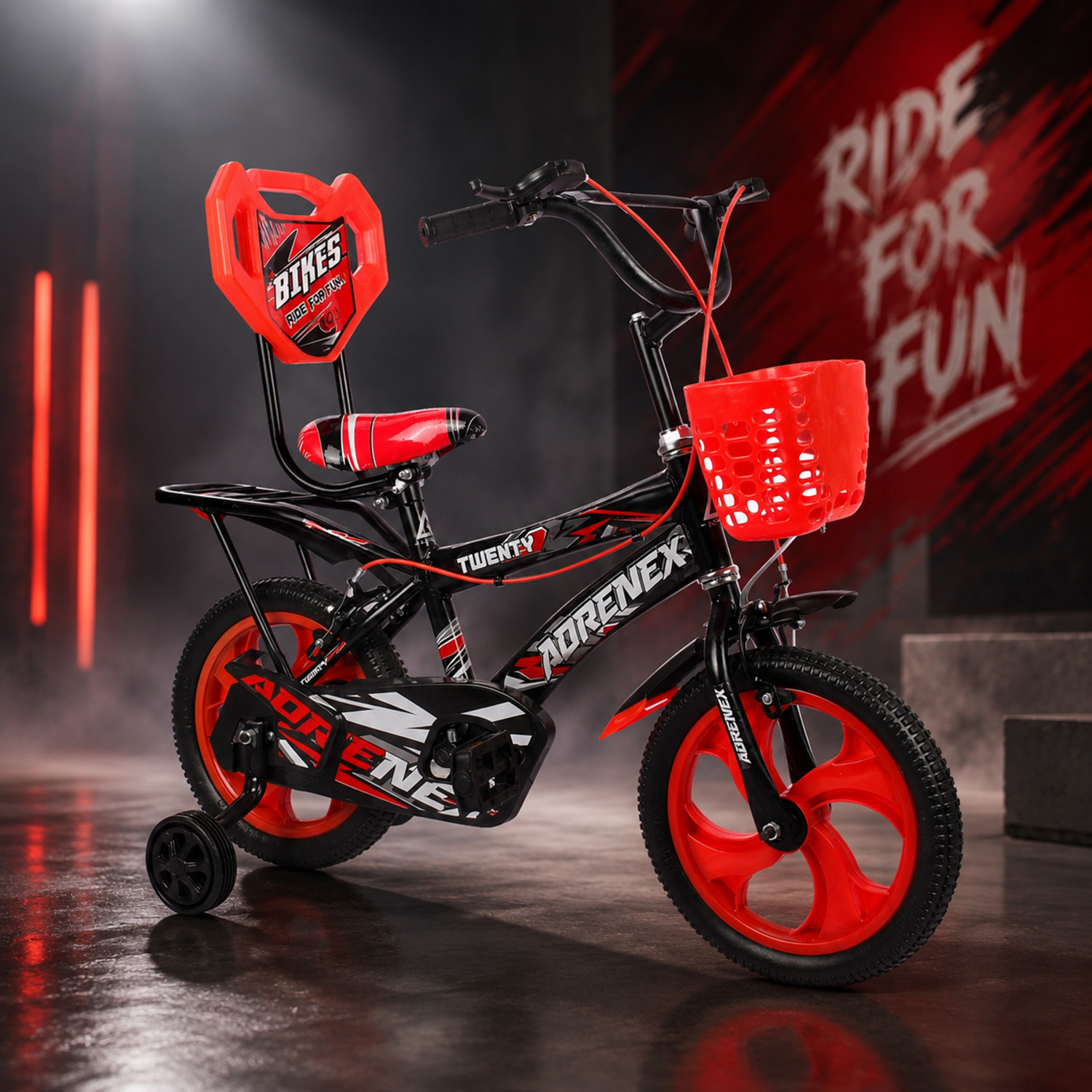 Image of Adrenex 14T PREMIUM BICYCLE FOR 3 TO 5 YEAR KIDS 14 T (inch) BMX Cycle