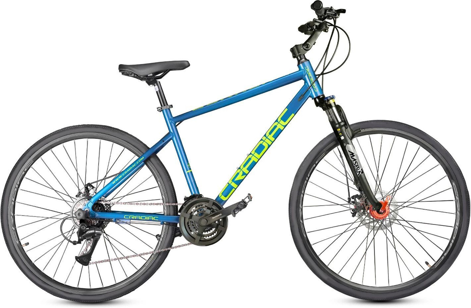 Image of CRADIAC GUNNER PRO MAX|6061 ALLOY FRAME FRAME|ZOOM LOCKOUT SUSPENSION|STEM RAISER 700C T (inch) Hybrid Cycle /City Bike