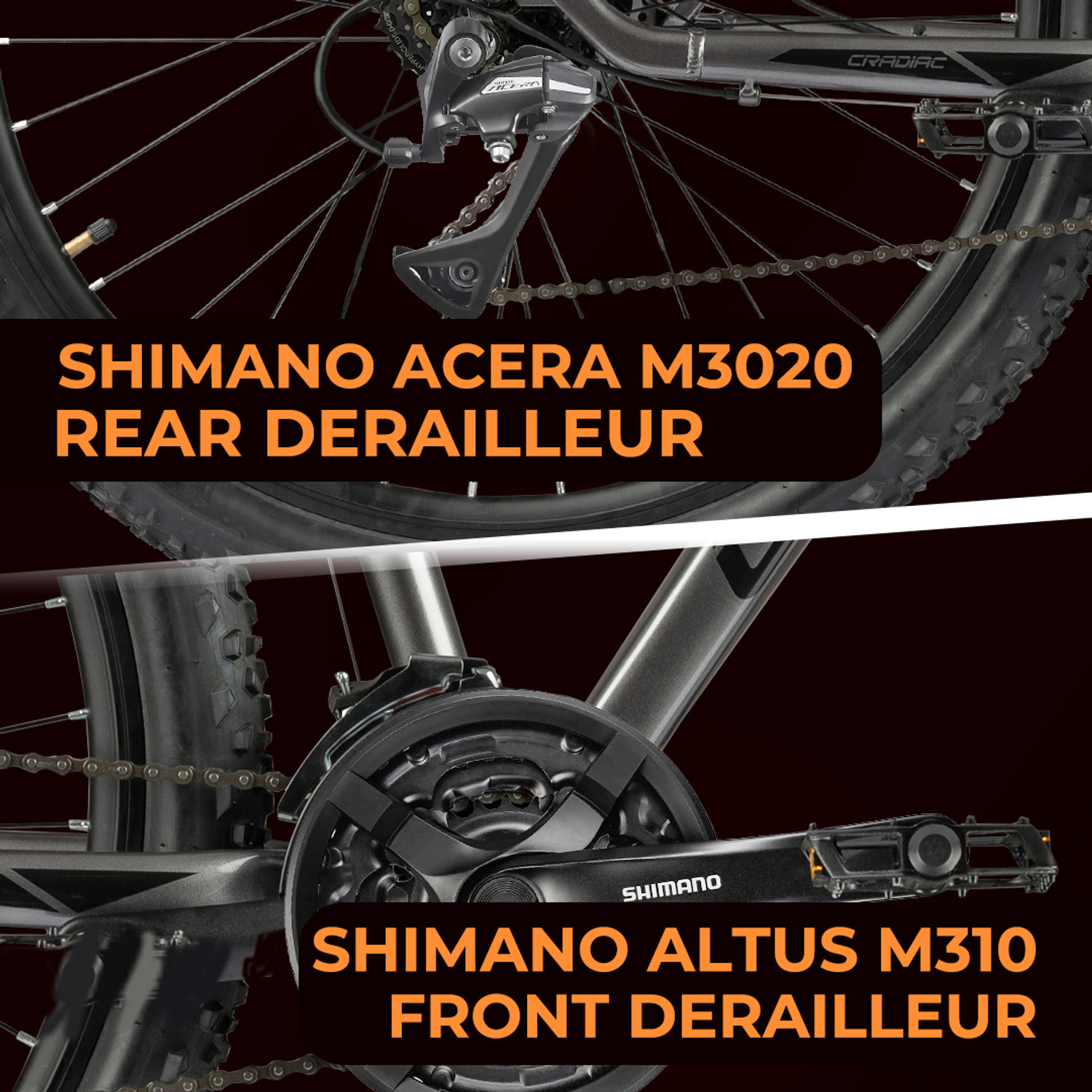 Image of CRADIAC XC 900 24 SPEED Gen 3 29T|6061 ALLOY FRAME |ZOOM LOCKOUT SUSPENSION|shimano gear 29 T (inch) Mountain Cycle