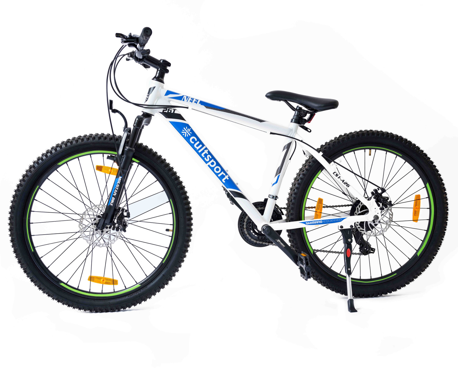 Image of Cultsport by Cult Neel Shimano Geared for Men with Alloy Frame & Dual Disc Brake MTB 26 T (inch) Road Cycle