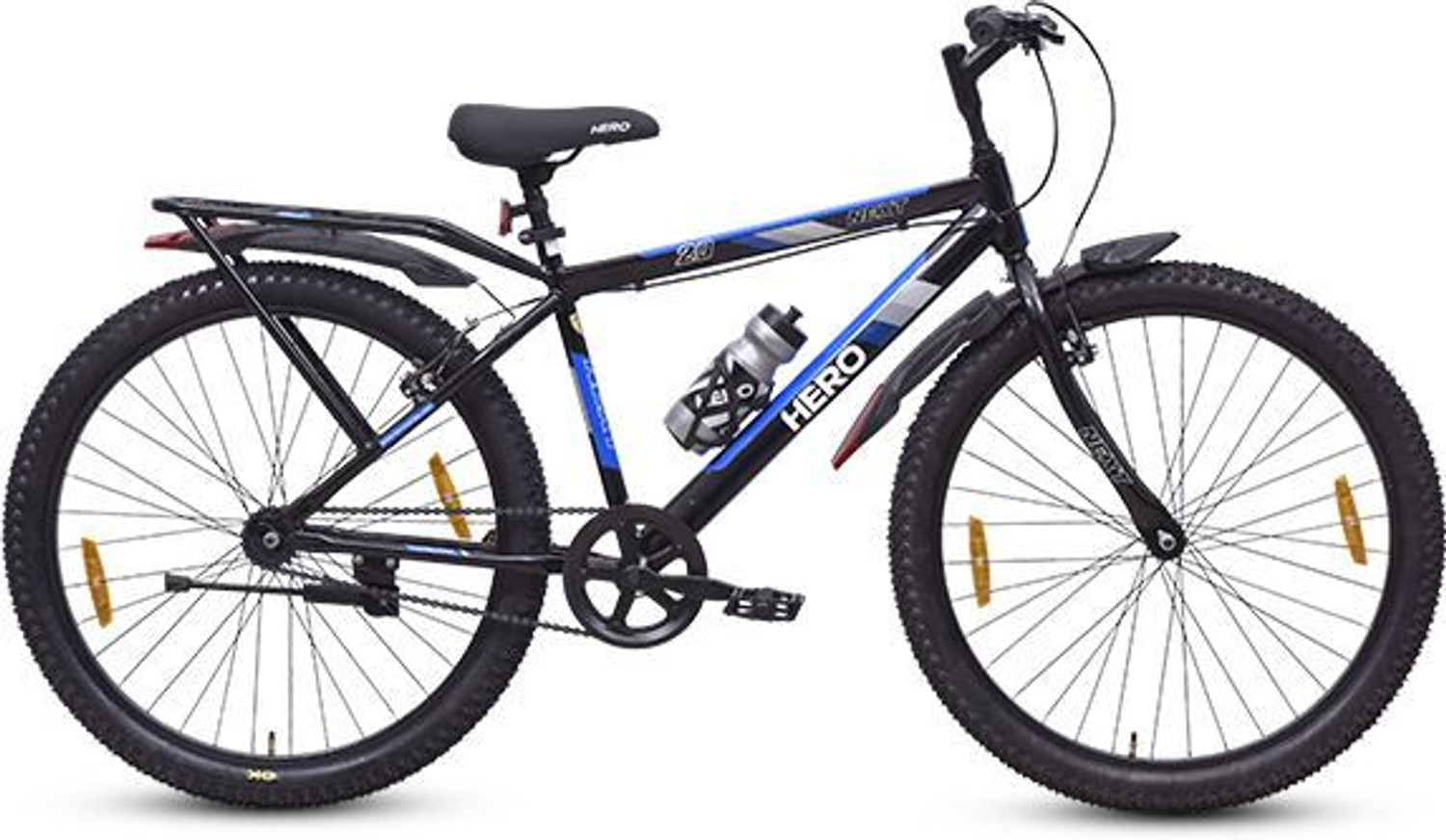Image of HERO Next2.0 Ranger Sport IBC Carrier with Power Brake | 95%Assembled Cycle | 13+Year 26 T (inch) Road Cycle