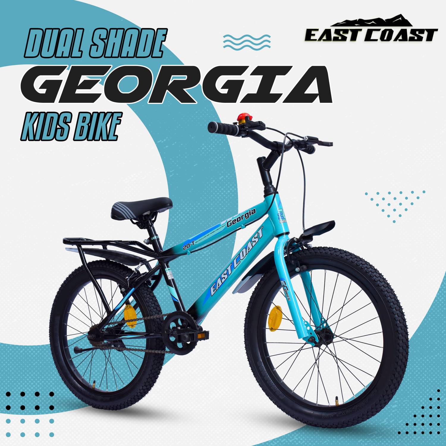 EAST COAST Georgia Kids 20 inch Dual Shade Road Cycle - Image 2