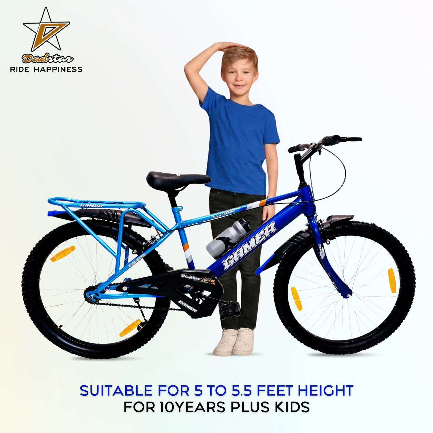 Image of DADSTAR GAMER 26 INCH CYCLE SUITABLE FOR 12 YEARS ABOVE KIDS 90% ASSEMBLED 26 T (inch) BMX Cycle