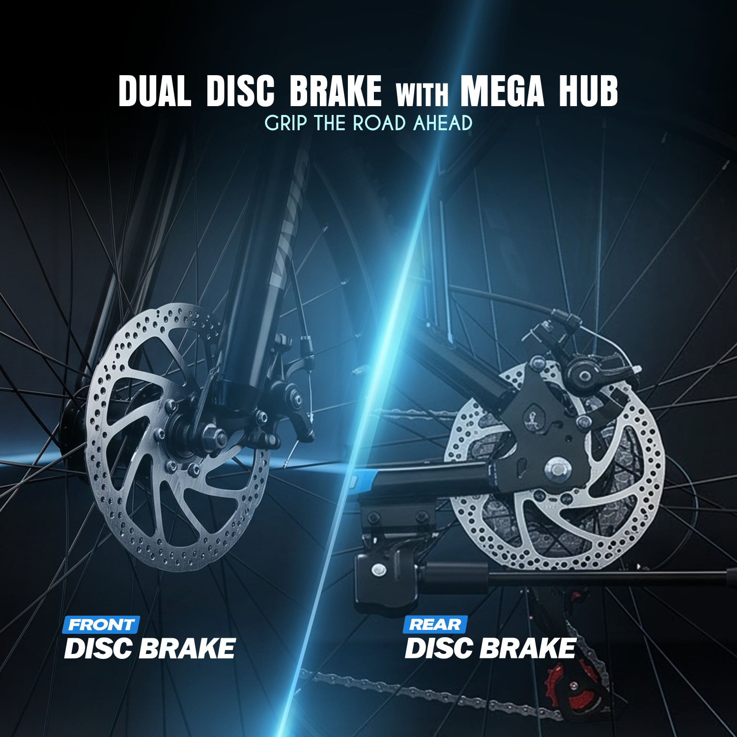 Image of VIVID Valero Pro IBC 26T 7 Gear Cycle for Men,Double Crown Front Suspension, DD Brakes 26 T (inch) Mountain Cycle