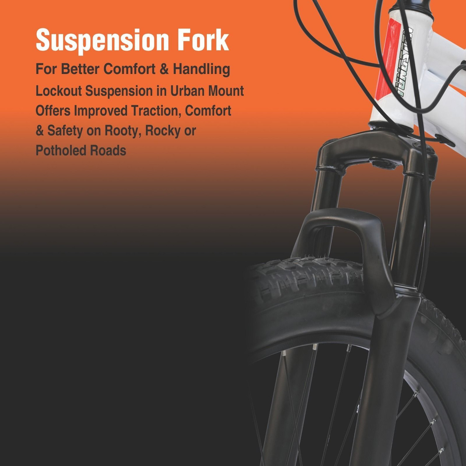 Image of TUNGSTEN ATOM PRO 21 SPEED|geared|SEMI FAT BIKE|FRONT SUSPENSION|DUAL DISC 26 T (inch) Mountain Cycle